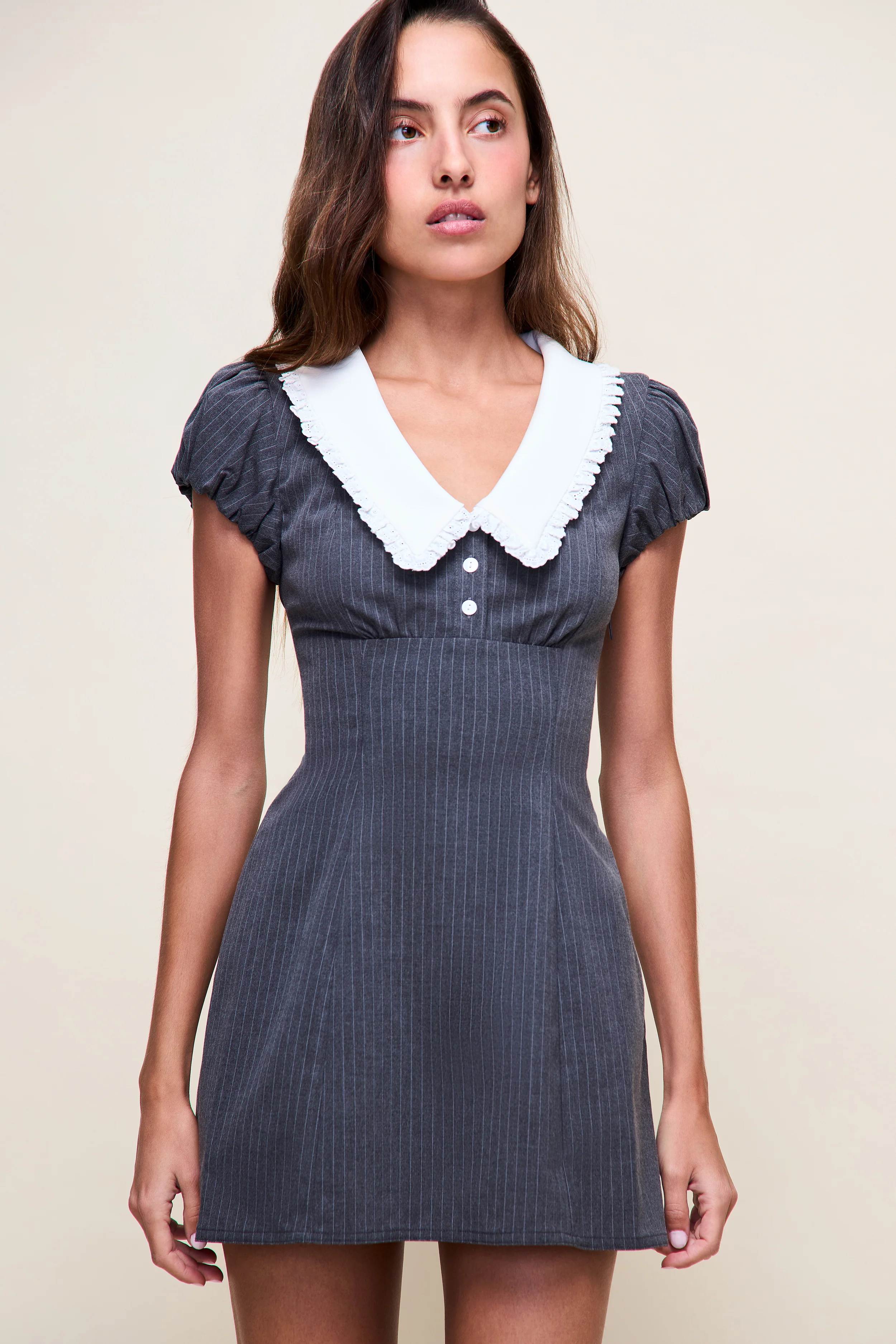 Jane Eyelet Mini Dress