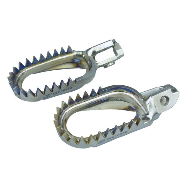 Repose-pieds Scar TITANE ANTI BOUE - GrisRef : SCR0107 / S5518AM