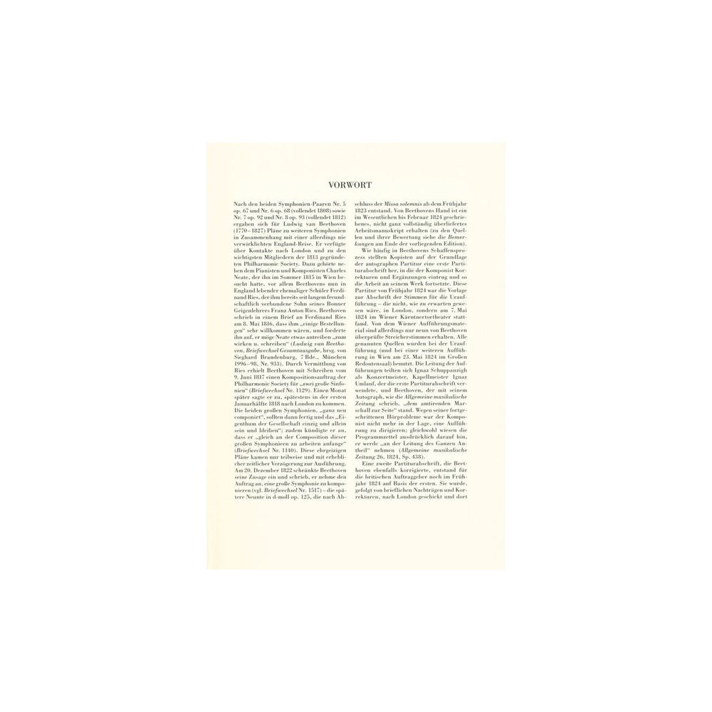 Henle Verlag Beethoven Symphonie Nr.9 – Thomann Ireland