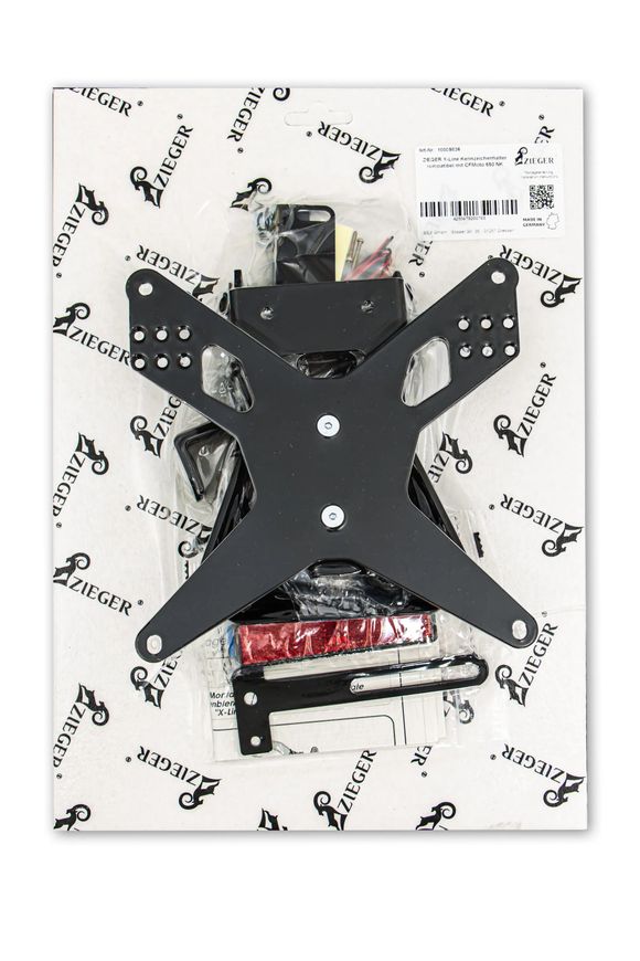 Zieger License Plate Holder Kit Type E ITCF MOTO 650 650 NK - 2020 - 2024Ref: Zie00149A / 20302319