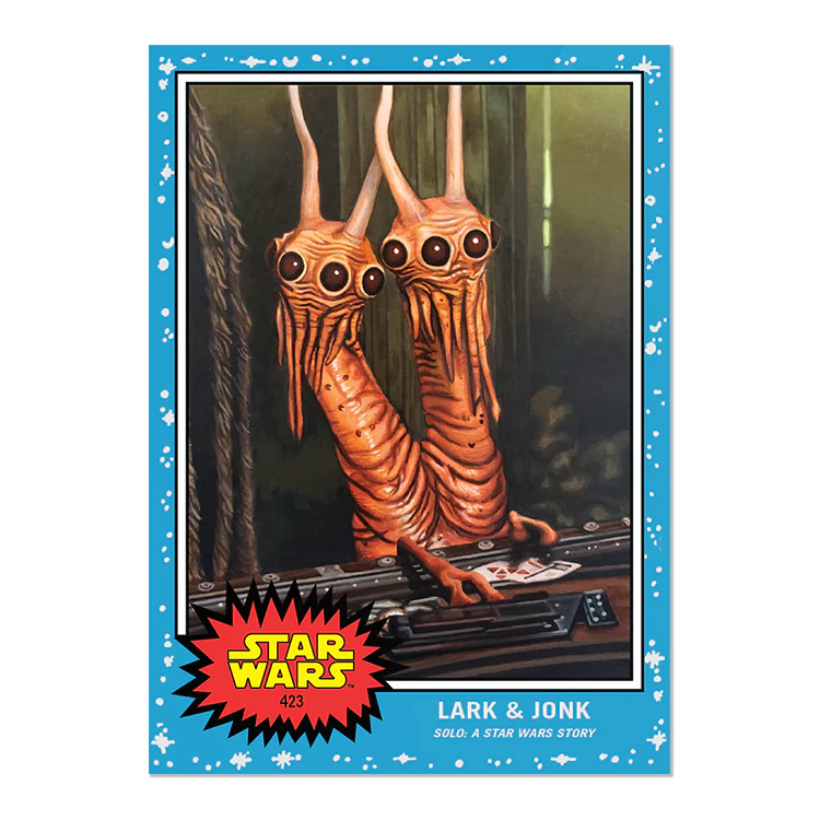 Topps UK - SW Living Set Card #423 - Lark & Jonk