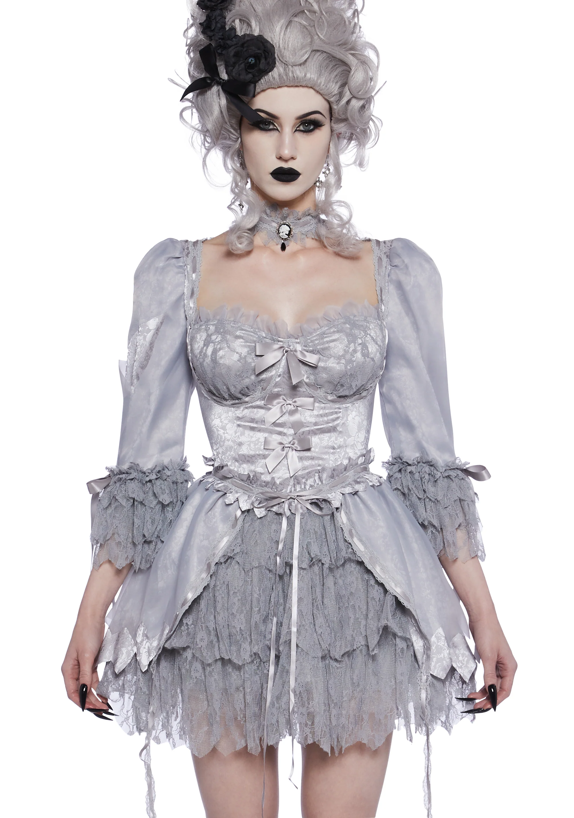 Cake Queen Costume and Wig Set - Ghost
