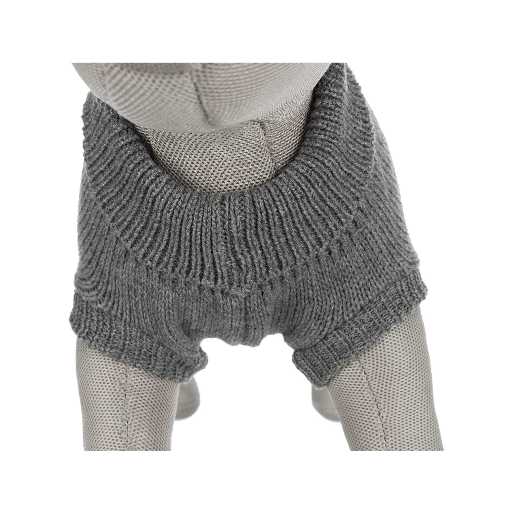 Trixie Kenton Dog Sweater - Grey - XS - 30cm