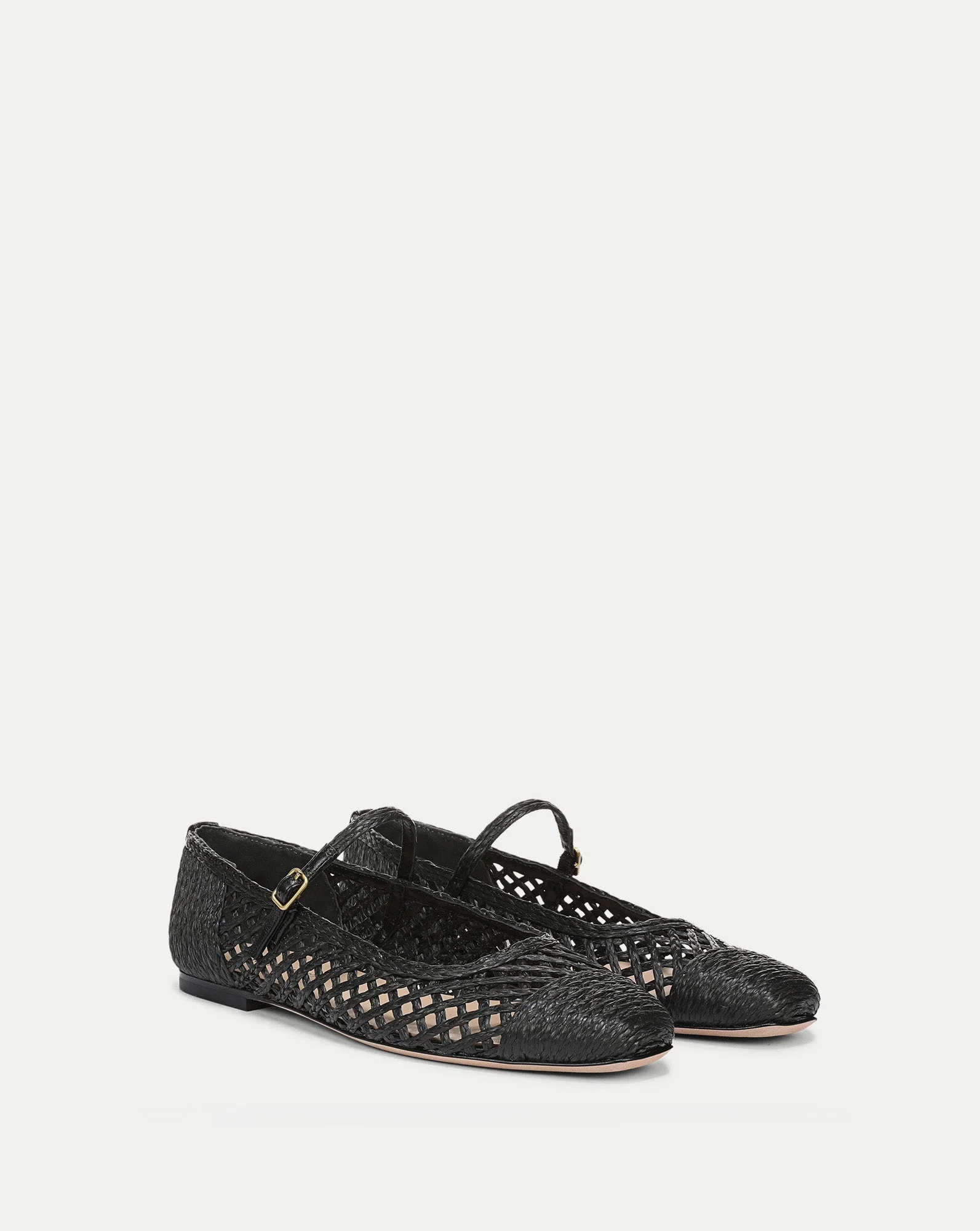 Ellie Raffia Flat