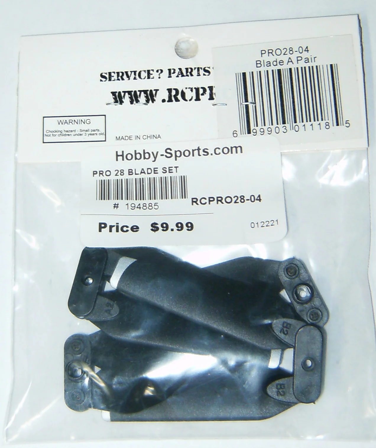 PRO 28 BLADE SET RCPRO RC PRO 28-04