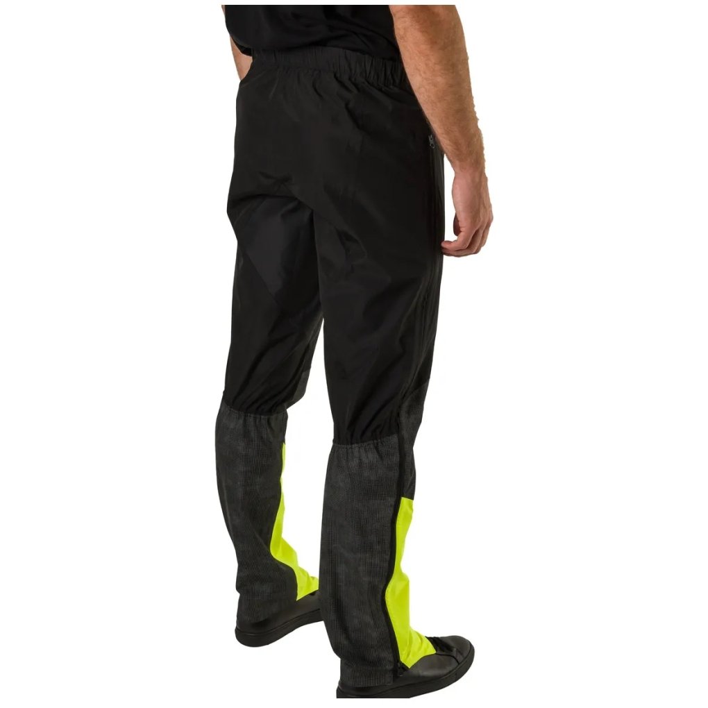 AGU Commuter Hi-Vis + Reflection Tech Rain Pants Men - black