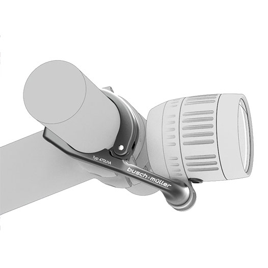 Busch + Müller Handlebar Mounting Bracket - 470LHA35PB - 35 mm