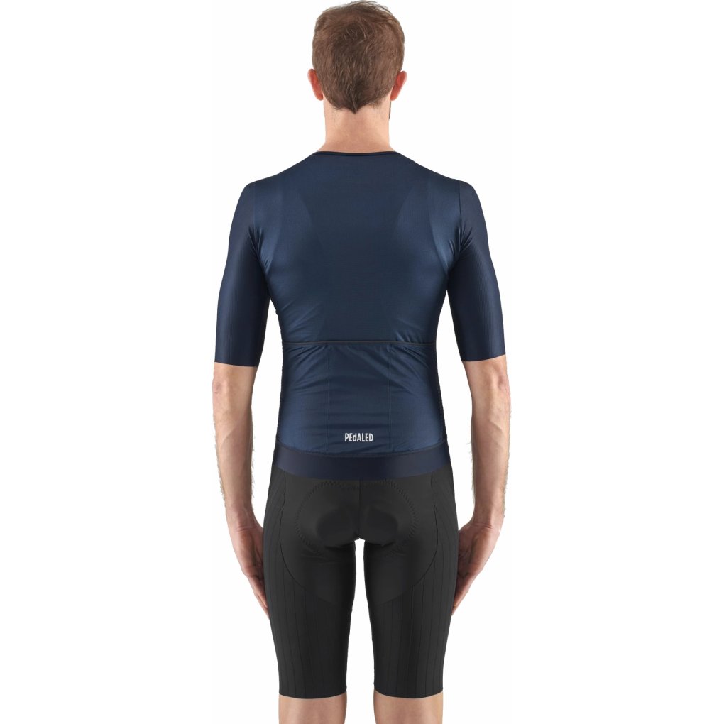 PEdALED E. Aero Short Sleeve Jersey Men - Dark Navy