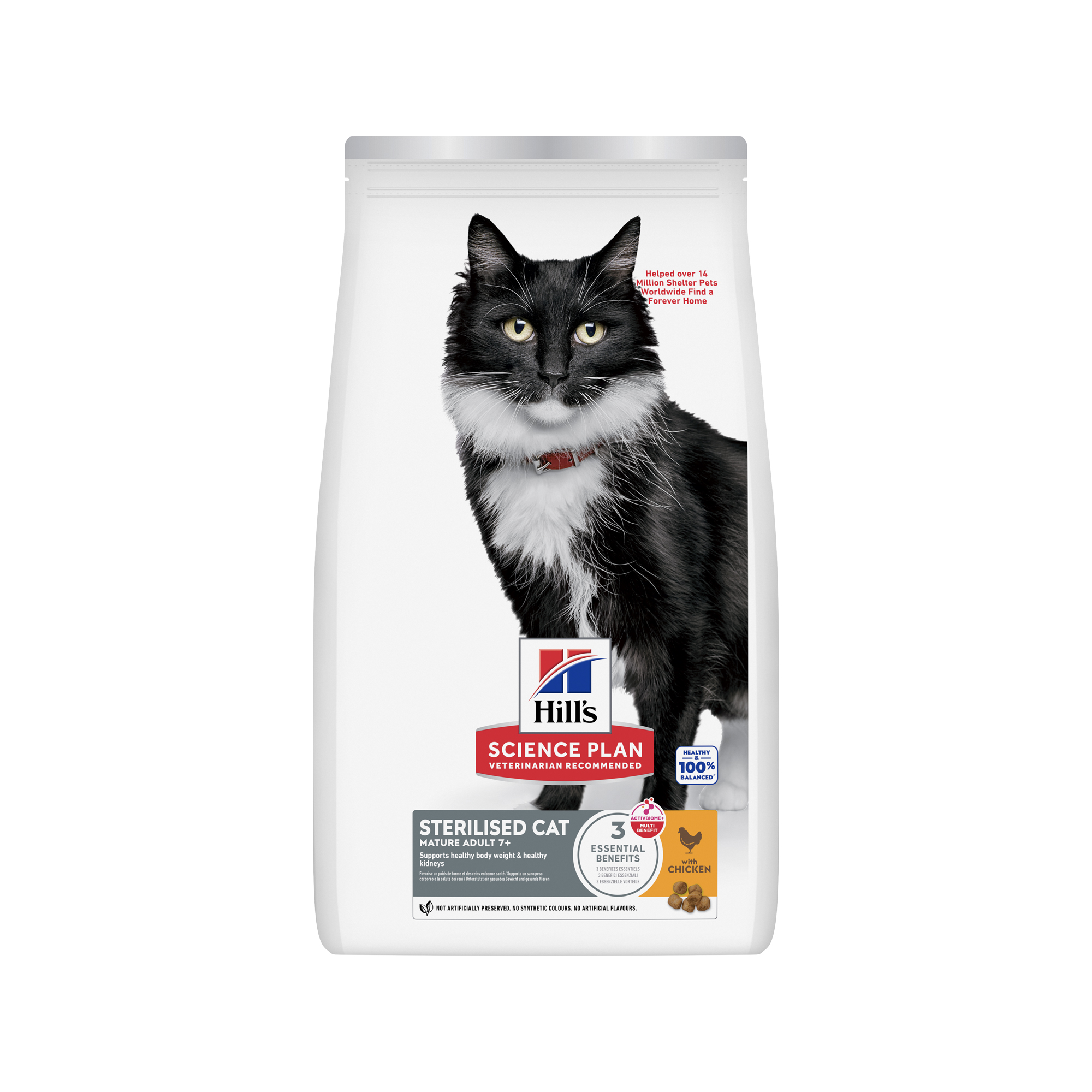 Hill's Science Plan Sterilised Cat - Mature Adult 7+ - Chicken - 1.5 kg