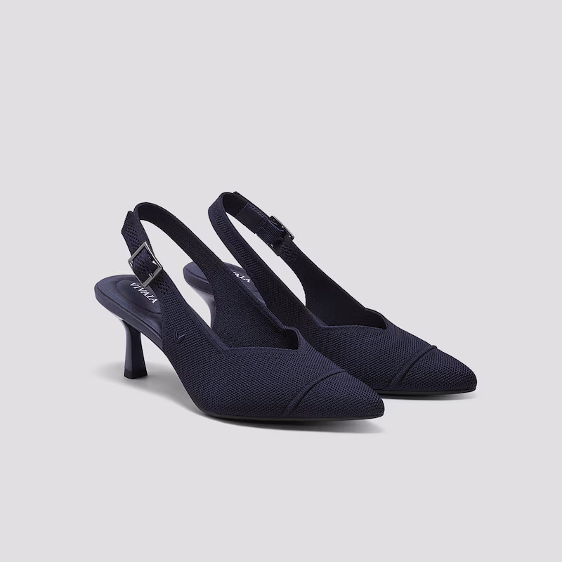 Pointed-Toe Slingback Heels (Addison)