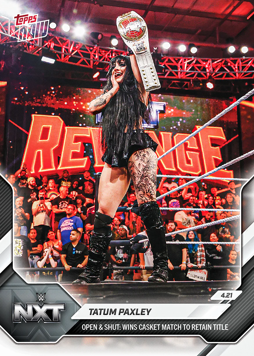 Tatum Paxley - 2026 WWE Topps NOW® - Card 52