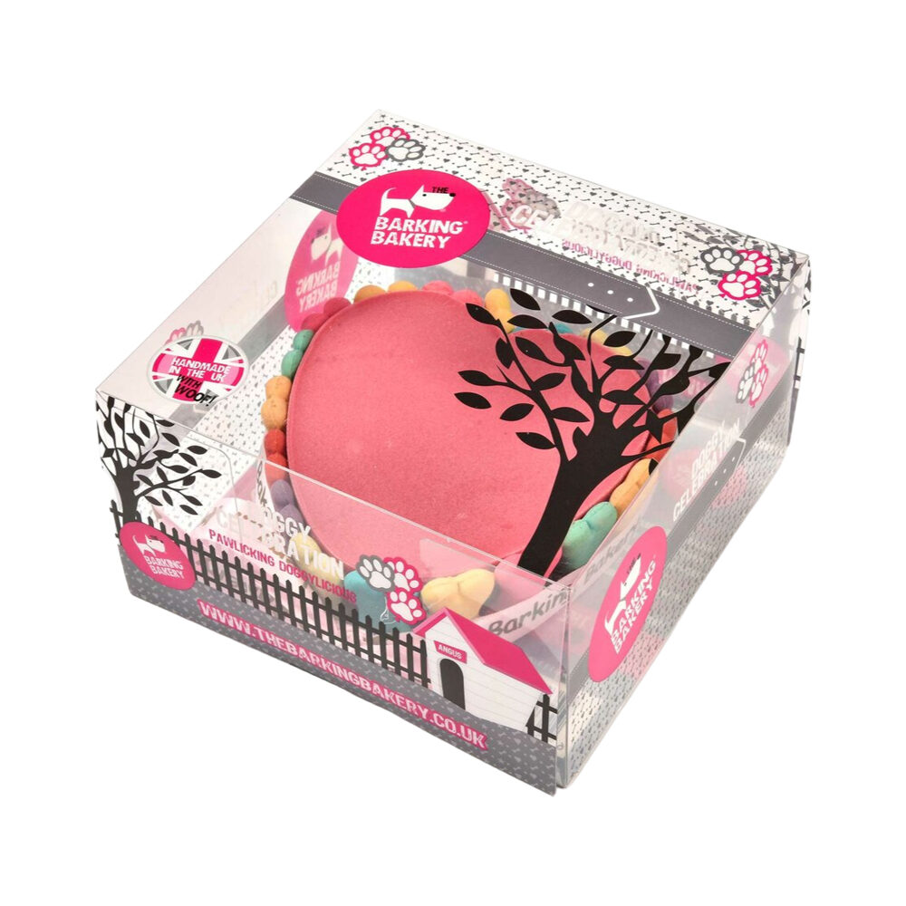 Barking Bakery Pink Heart Pawty Cake - 1 piece