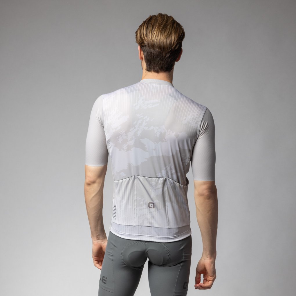 Alé OFF ROAD GRAVEL Krakatoa Short Sleeve Jersey Men - beige
