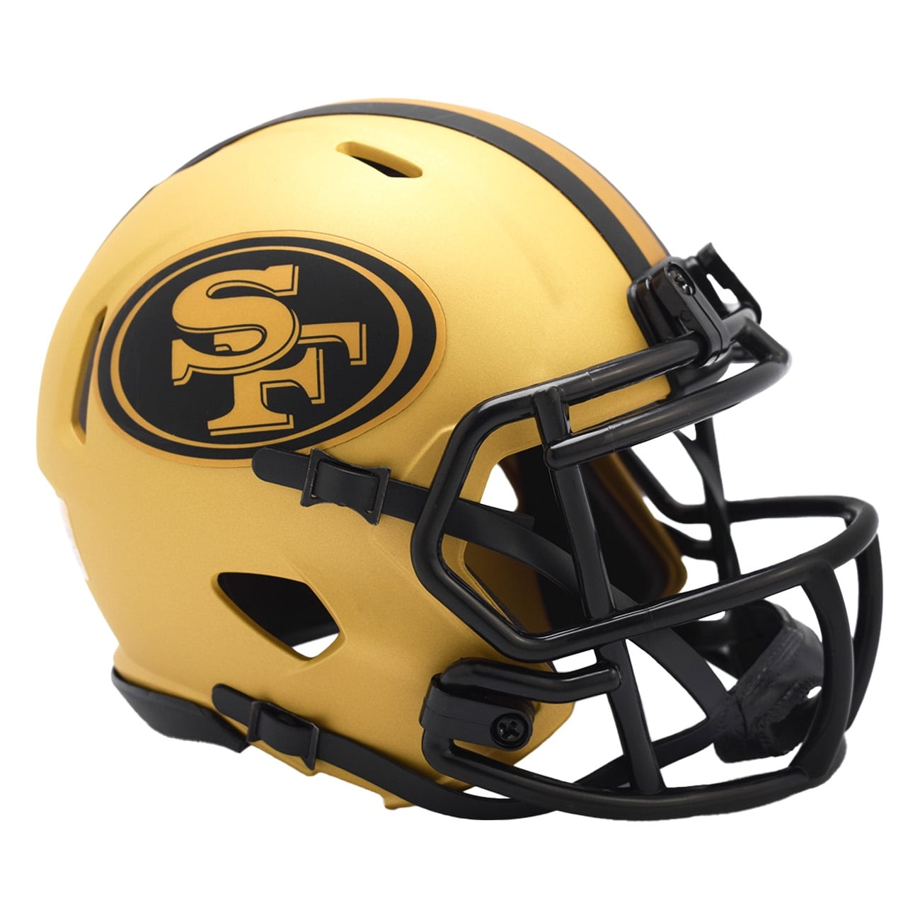 San Francisco 49ers Rave Alternate NFL Speed Mini Helmet Gold