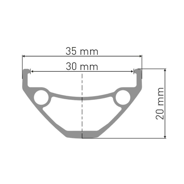 DT Swiss D 1900 CLASSIC db 20 Front Wheel - 26