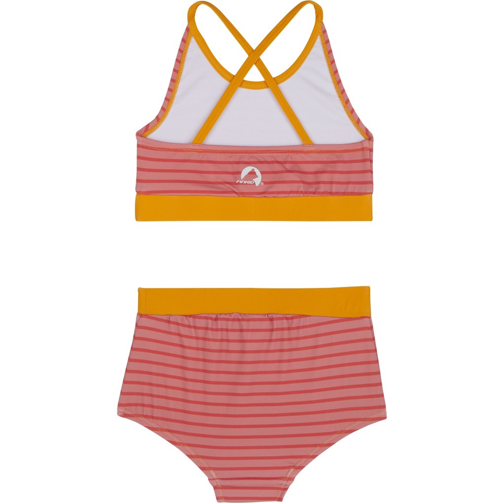 Finkid BIKINIT BEACH Bikini Set Girls - raspberry/terra cotta