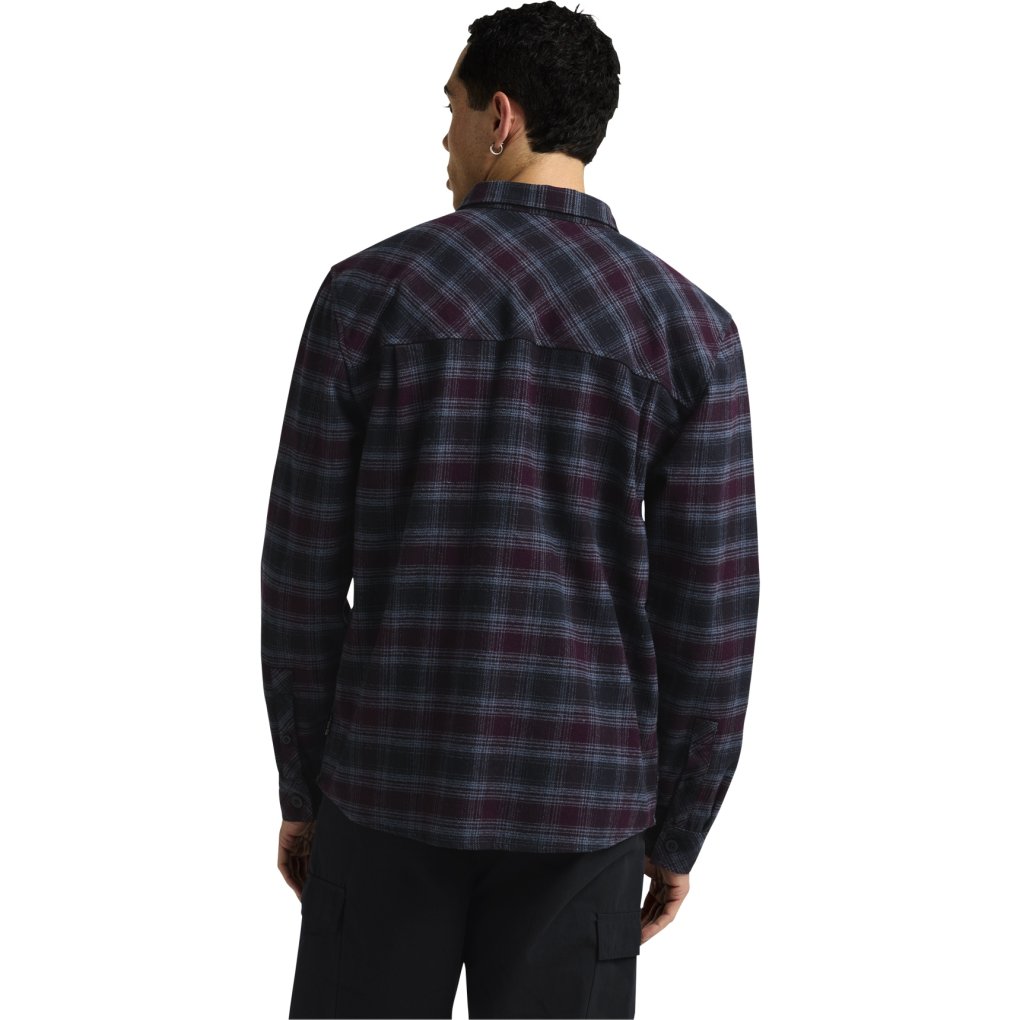 Jack Wolfskin Baja Flannel Shirt Men - CHECK dark navy