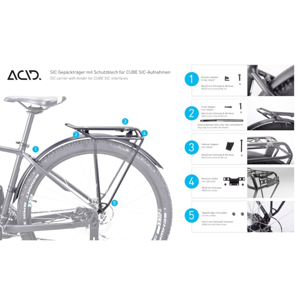 ACID Rear Carrier SIC PURE 27,5