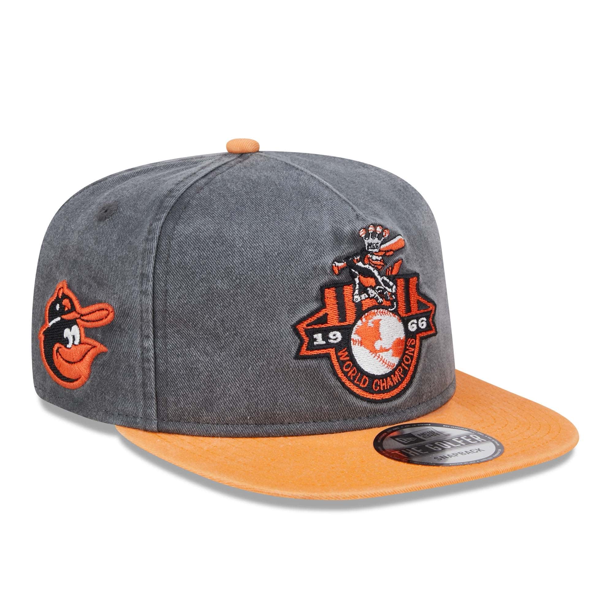 Baltimore Orioles 1966 World Series Pigment Dyed New Era Golfer Snapback MLB Cap