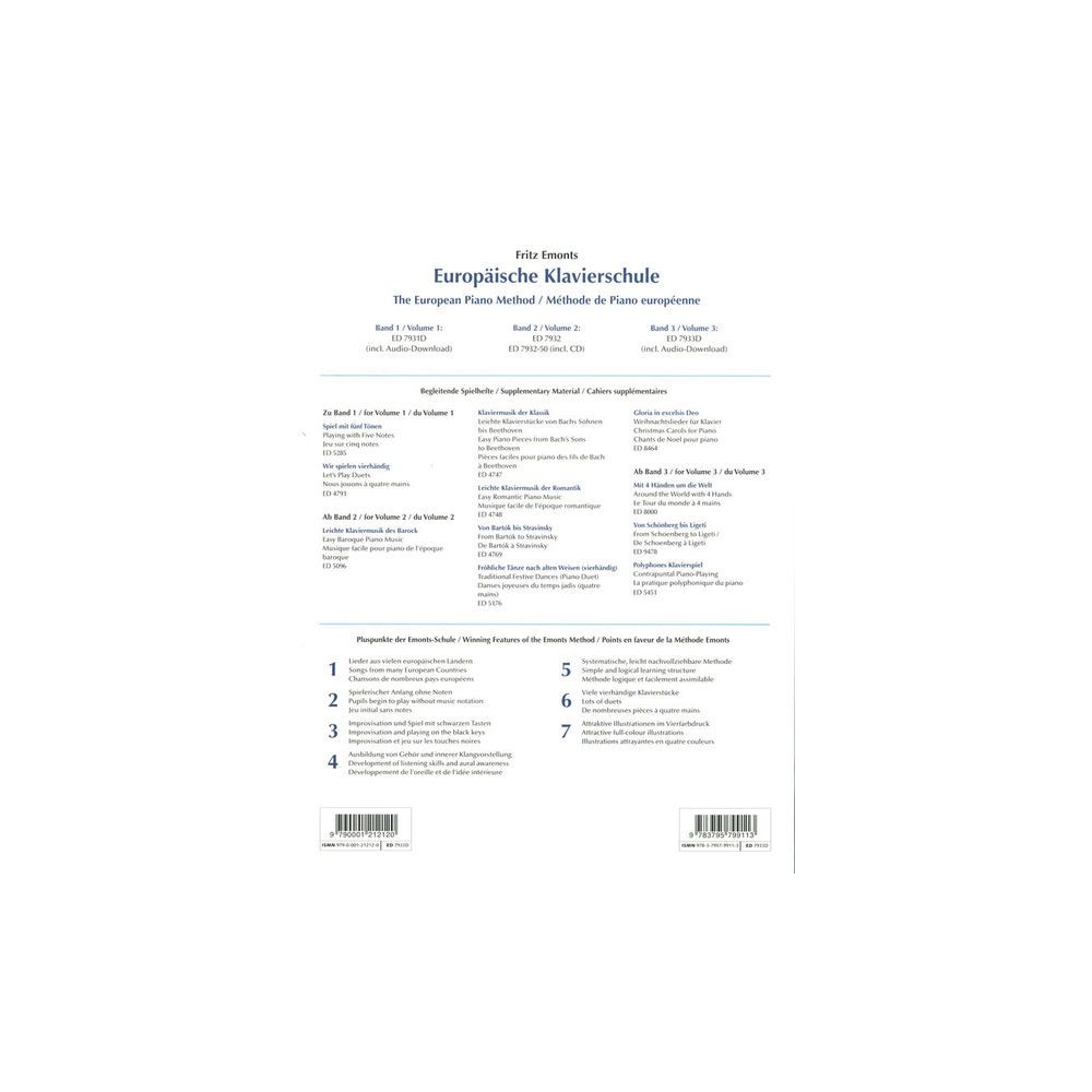 Schott Europäische Klavierschule 3 – Thomann Ireland