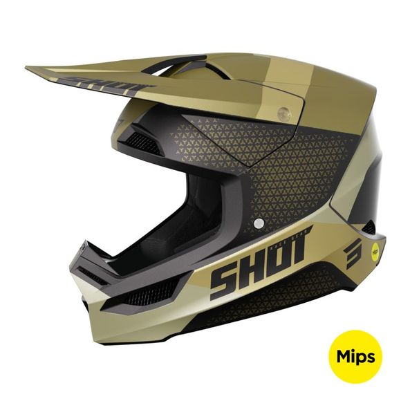 Shot RACE cross helmet - RIDGE 2023 - BeigeRef: SO2450