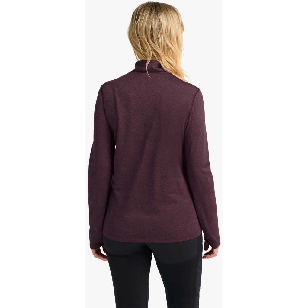 Jack Wolfskin Sky Thermal Half Zip Longsleeve Women - amaranth