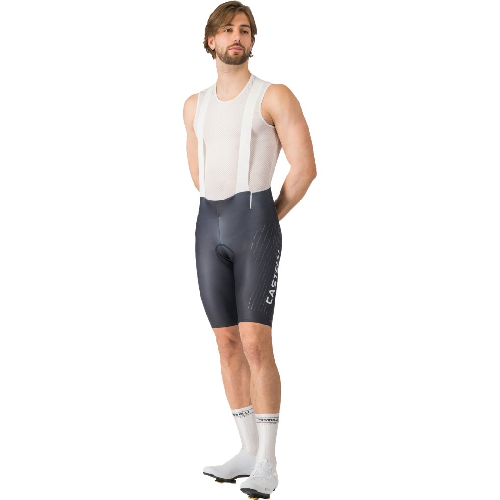 Castelli Free Aero Race S Kit Bibshorts Men - black/white 010