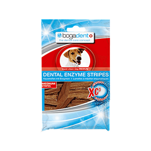 Bogadent Enzyme Stripes for Large Breed Dogs - 100g