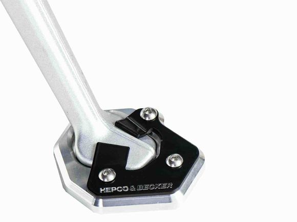 Hepco & Becker side stand extension - black/silverRef: Hbe04587A / 42116526 00 91