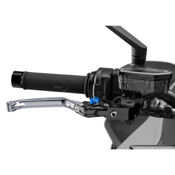 Levier de frein Puig rabattable 4.0 Argent Universel - BleuRef : PUI0915