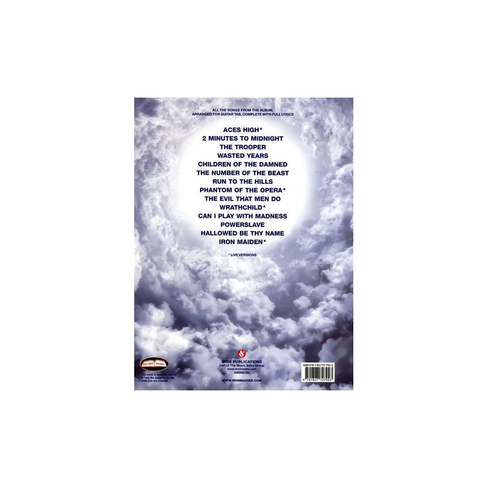 Wise Publications Iron Maiden Somewhere Back In – Thomann Ireland