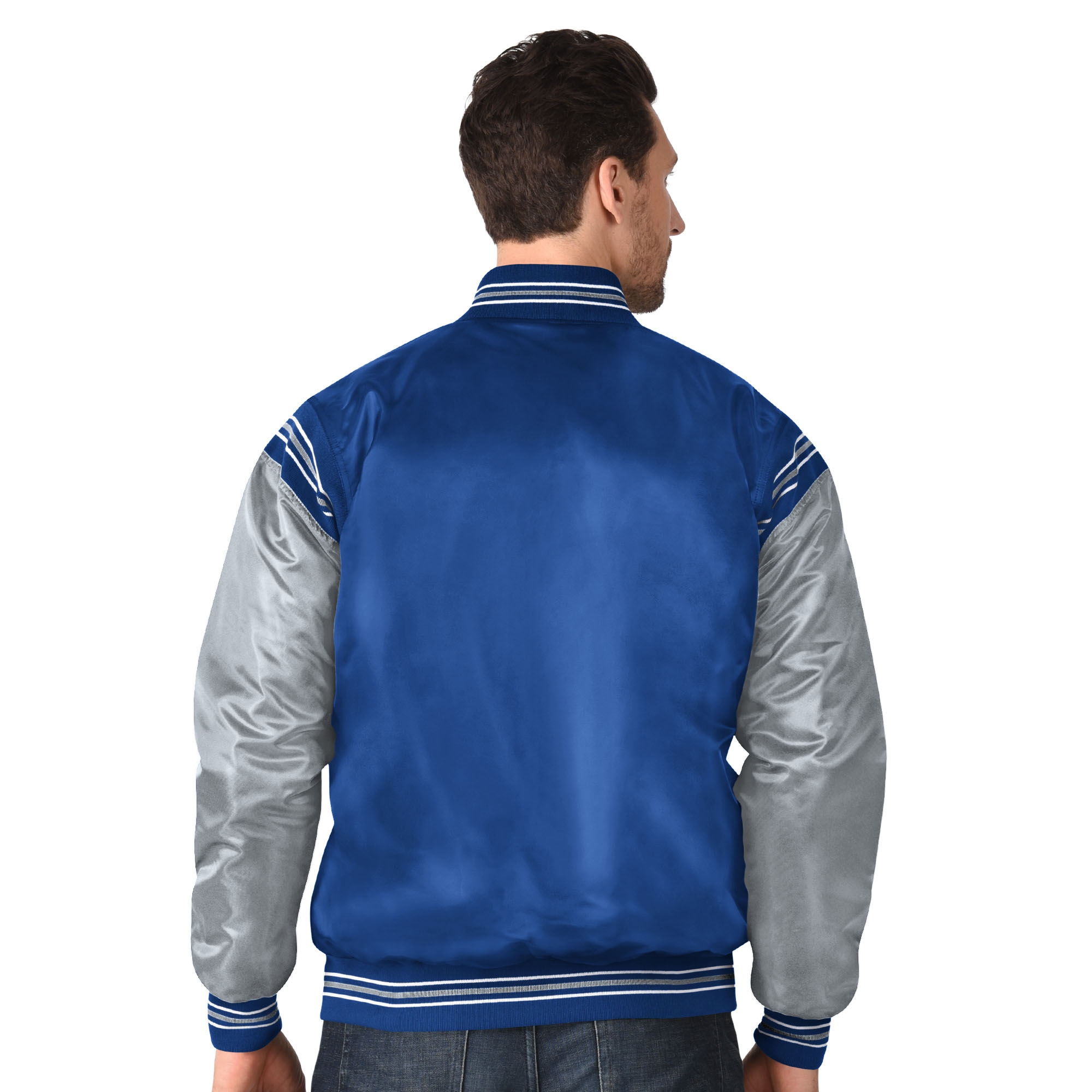 Toronto Maple Leafs Enforcer NHL Varsity Satin Jacket