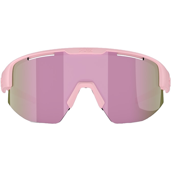 Bliz Matrix Glasses - Matt Powder Pink - Brown Rose Multi