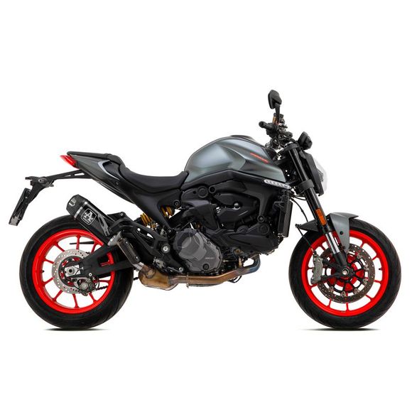 Arrow indy race silencer carbon end cap - BlackRef: 71939