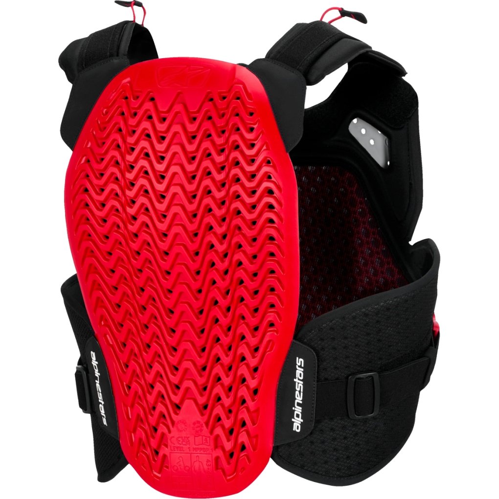 Alpinestars A-4 Plasma Chest Protector - black/red/white