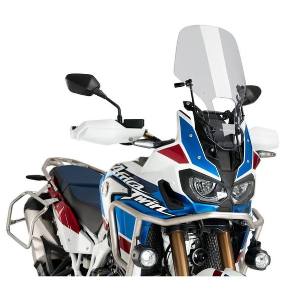 Kit de fixation Bulle Puig M.E.M. (MÉCANISME D'ÉLÉVATION MANUEL) POUR MOTO HONDA CRF 1000 L AFRICA TWIN/SPORTS - NoirRef : PUI0272 / 3493N