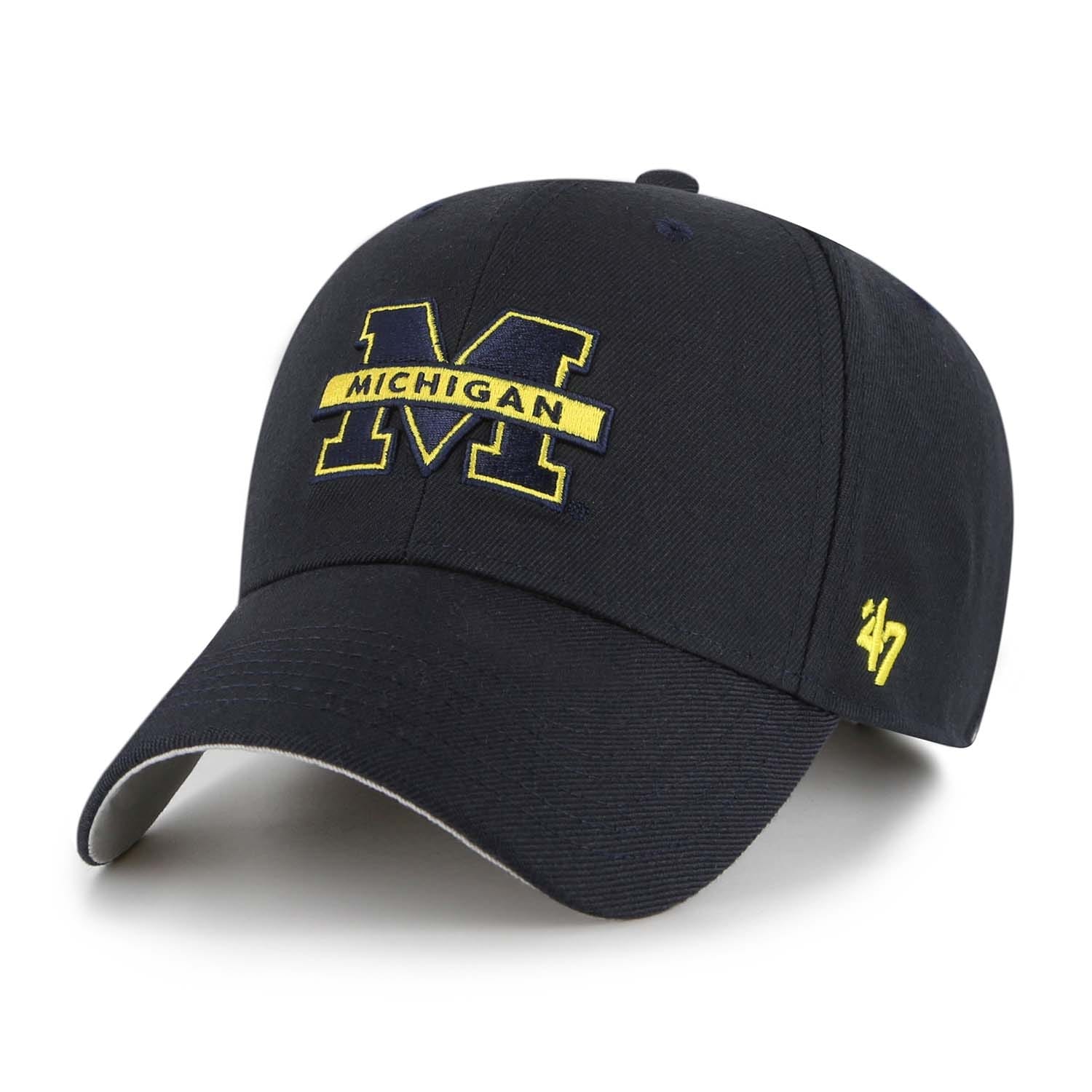 Michigan Wolverines '47 MVP Adjustable NCAA Cap Navy