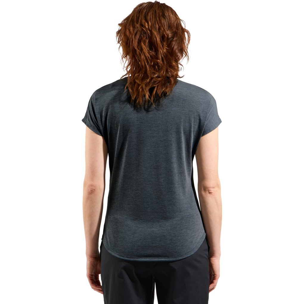 Odlo Essentials Natural T-Shirt Women - dark slate melange