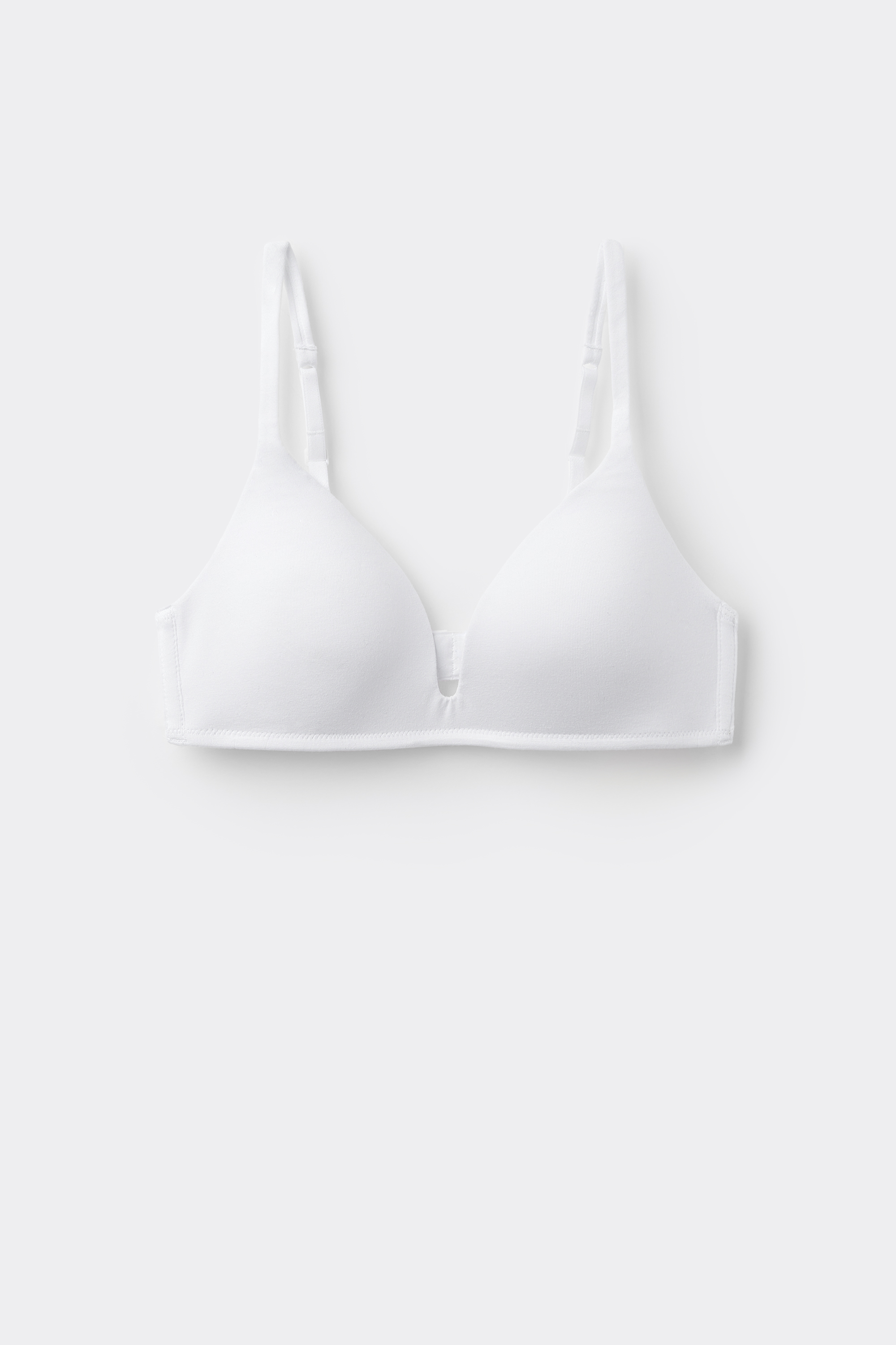 London Lightly Padded Triangle Bra in Organic Cotton