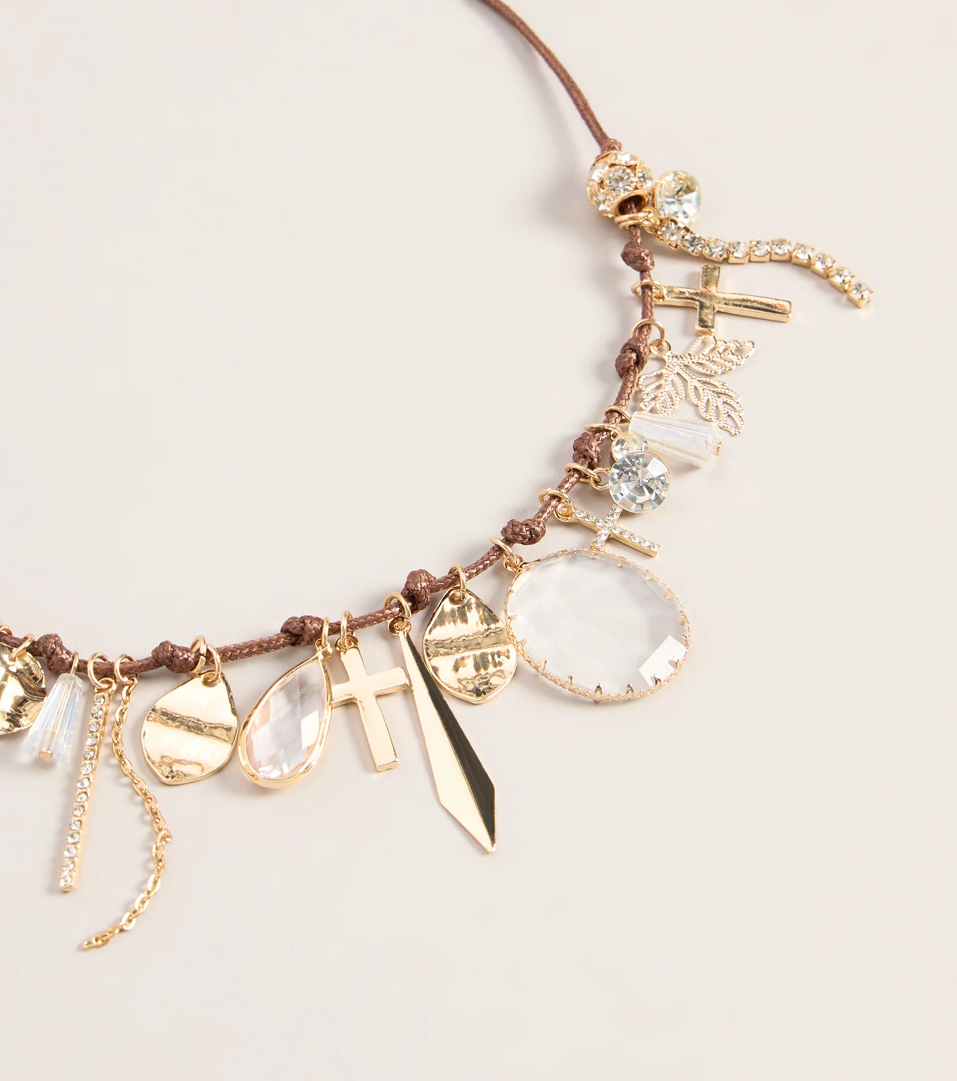 Collected Charms Cord Necklace