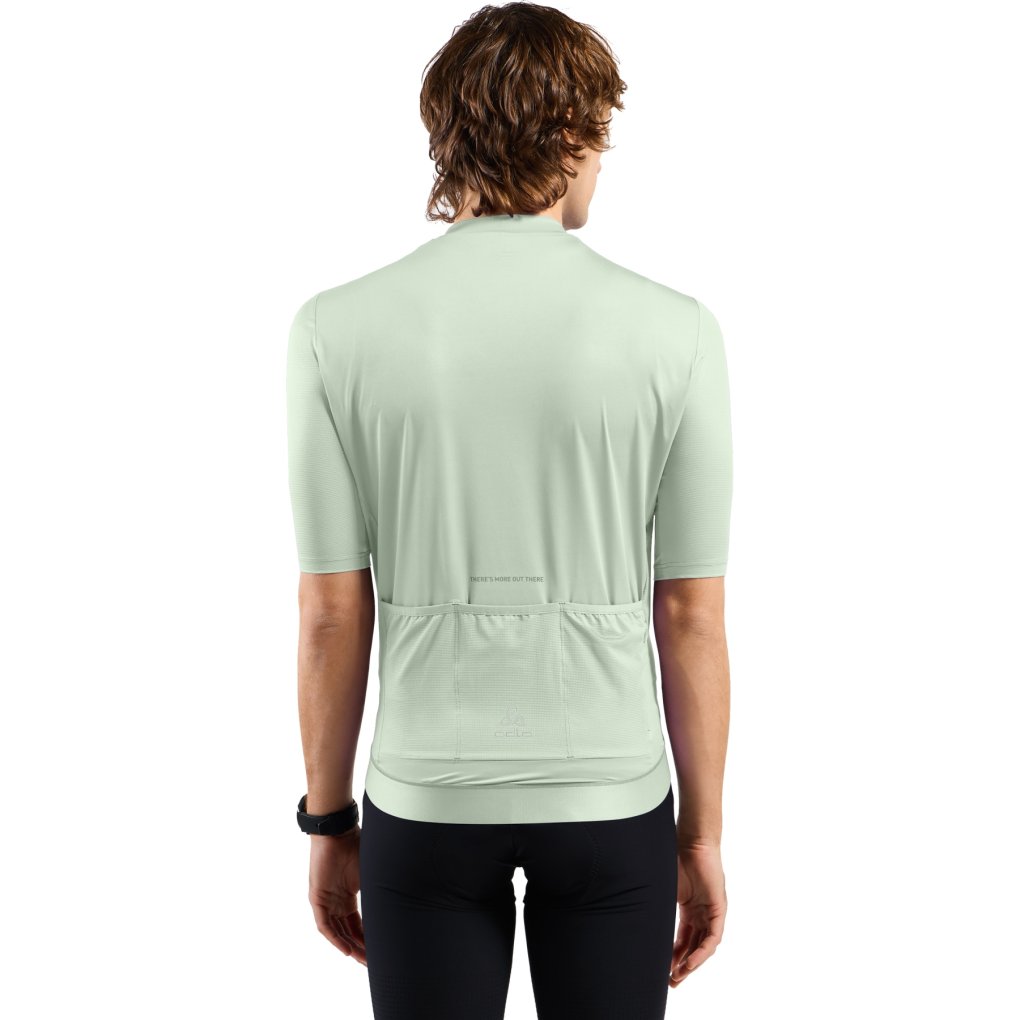 Odlo Zeroweight Pro Chill-Tec Full-Zip Cycling Jersey Men - ambrosia