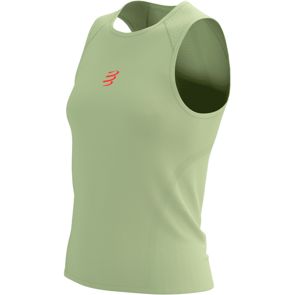 Compressport Trail Racing Tank Top Women - nile