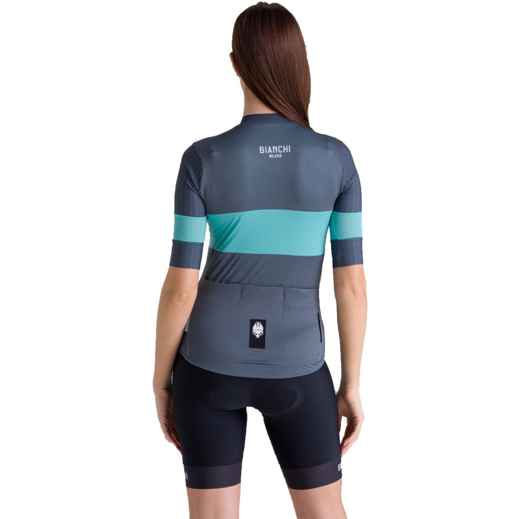 Santini Bianchi Milano Race Jersey Unisex BI97175CRACE - grey GR