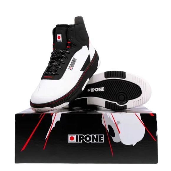 Ipone Kt01-S ​​Motorcycle Sneakers - Black / WhiteRef: IP0270