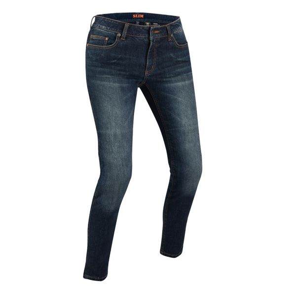 Jean Moto Bering LADY TRACY - Slim - BleuRef : BR1547