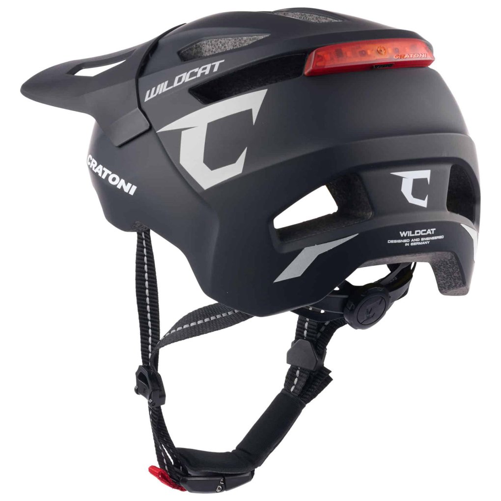 CRATONI WildCat LED Limited Edition Junior Bike Helmet - black matt
