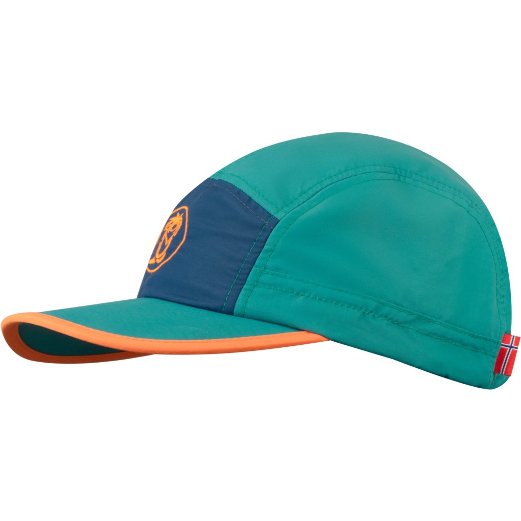 Trollkids Troll XT Cap Kids - Sea Green/Madeira Blue/Sahara Sunset