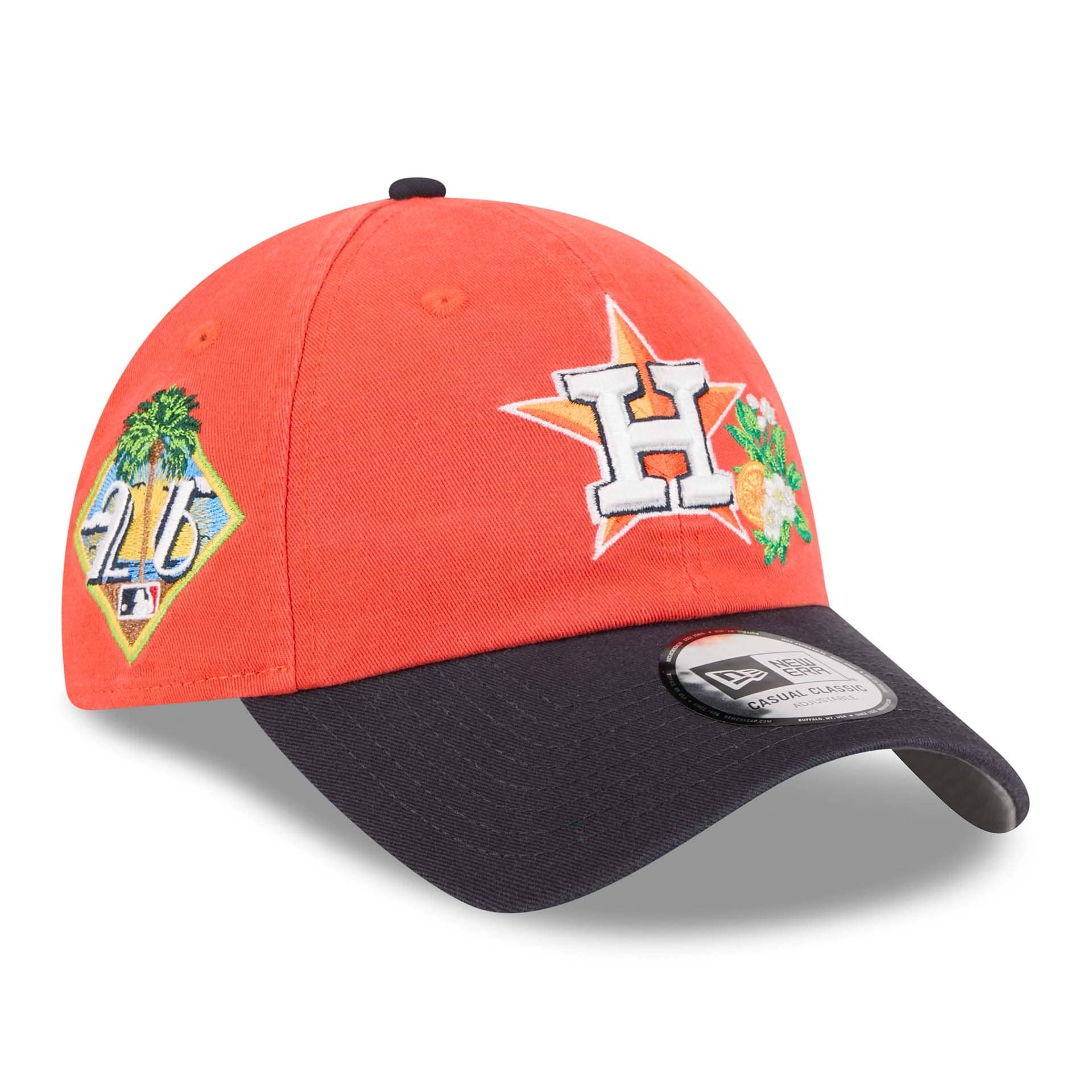 Houston Astros 2026 MLB Spring Training Casual Classic Adjustable Cap Orange