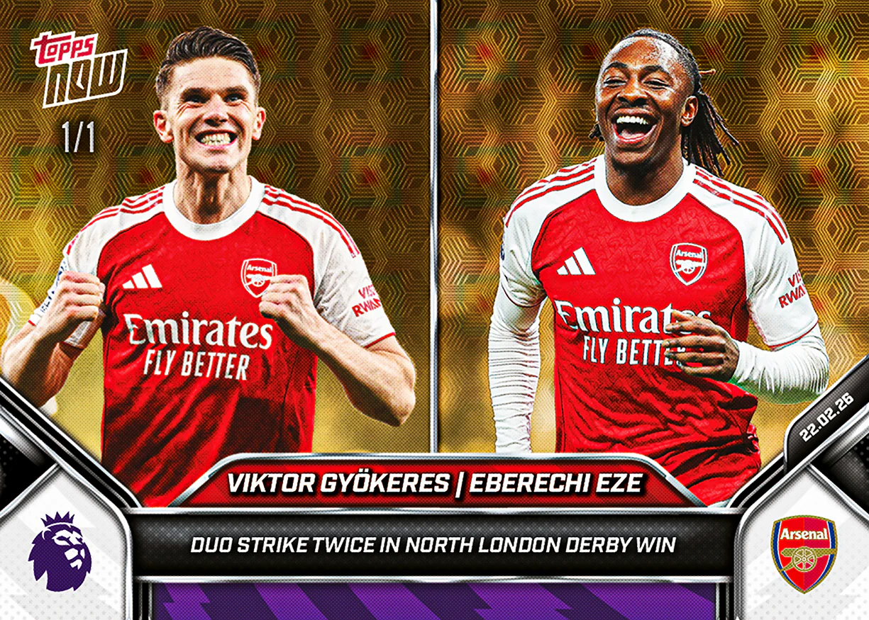 Eberechi Eze / Viktor Gyökeres - 2025-26 Premier League Topps NOW® - Card 144