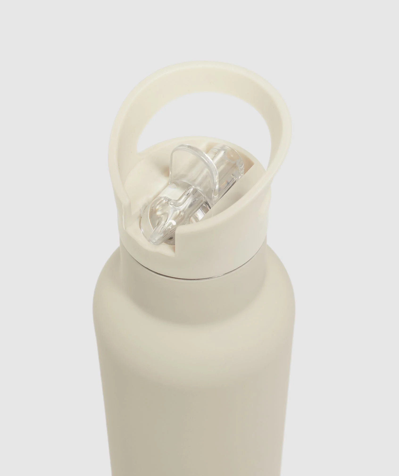Flip Straw Water Bottle Pebble Grey